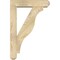 Ekena Millwork Funston Craftsman Rough Sawn Bracket w/ Offset Brace, Douglas Fir, 6"W x 24"D x 36"H BKT0604X24X36FST04RDF - alternate 3
